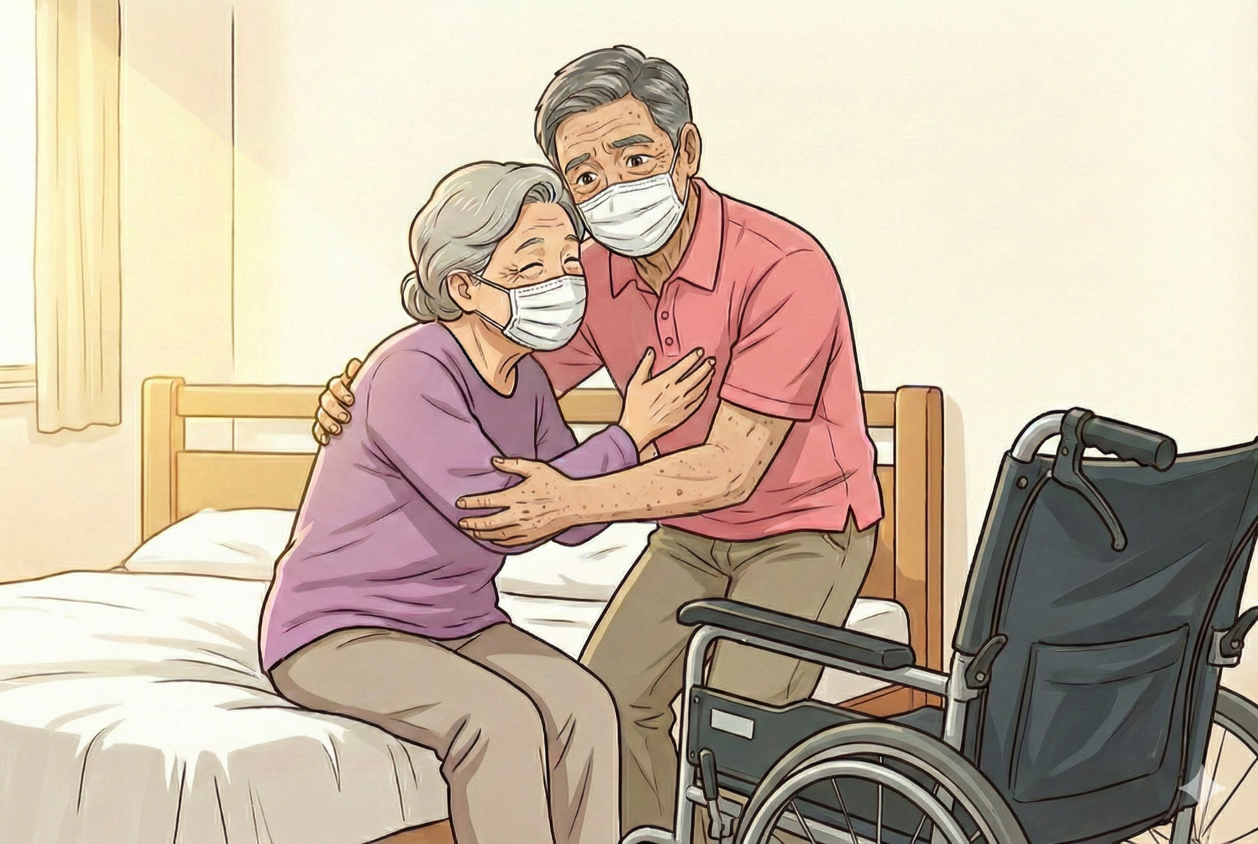 ベッドから車椅子への介助